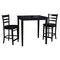 International Concepts 36 in. x 36 in. Counter Height Table with 2 Emily Counter Height Stools - 3 Piece Set K46-3636-S6172-2 - alternate 4